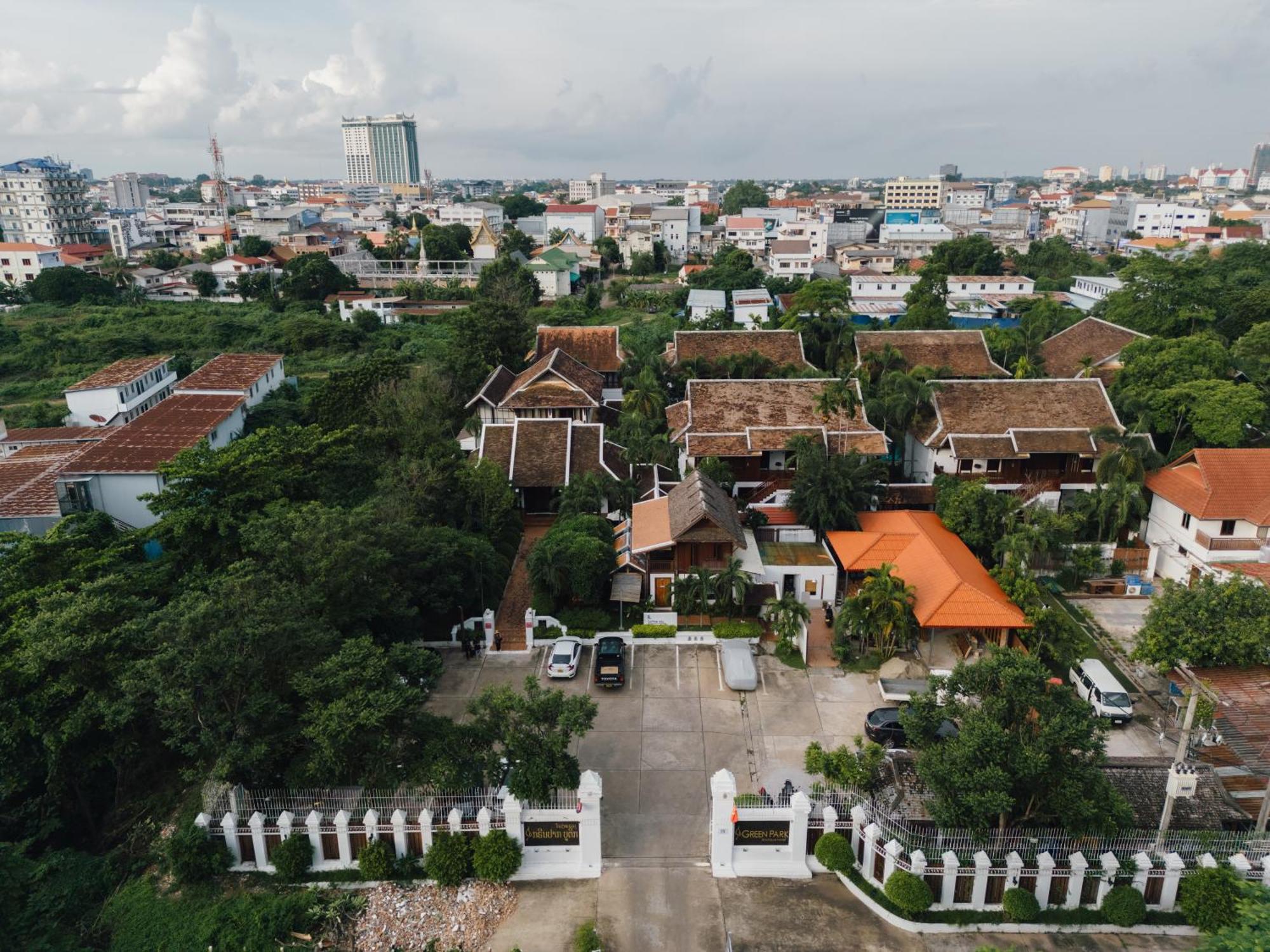 Green Park Boutique Hotel Vientiane Exteriör bild